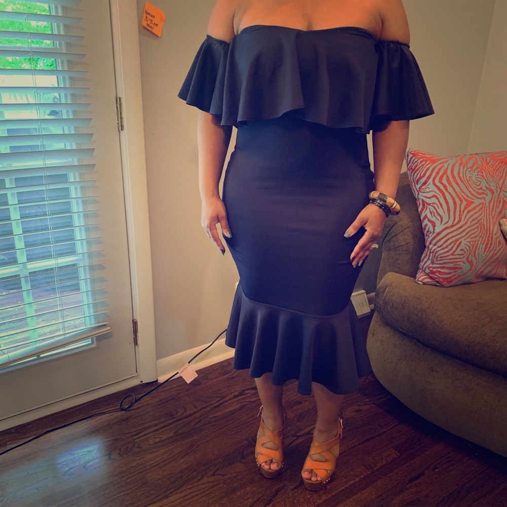 Off the shoulder dress